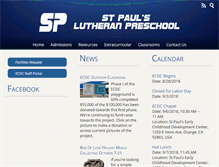 Tablet Screenshot of preschool.stpaulsorange.org