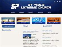 Tablet Screenshot of church.stpaulsorange.org